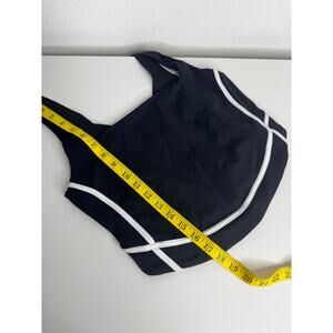 TCEC Womens Boutique Sports Bra Athletic Top Size Large Black
